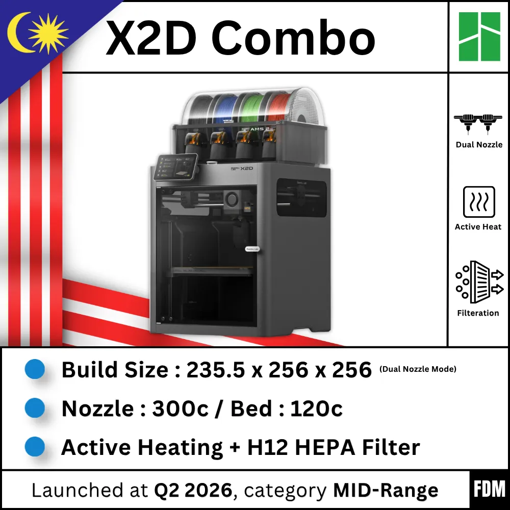 BAMBU LAB X2D X2DC