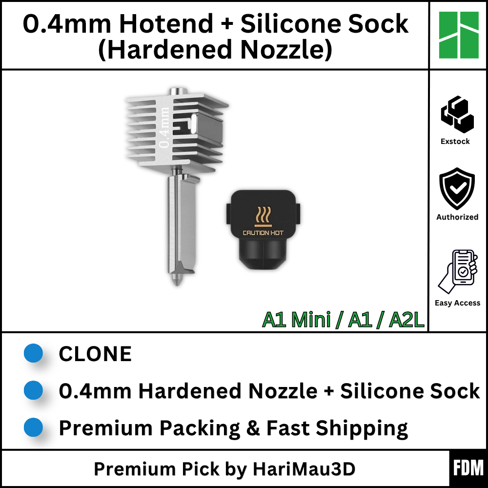 C_0.4_Hotend+Silicone Sock_HS (A1 / A2 Series)