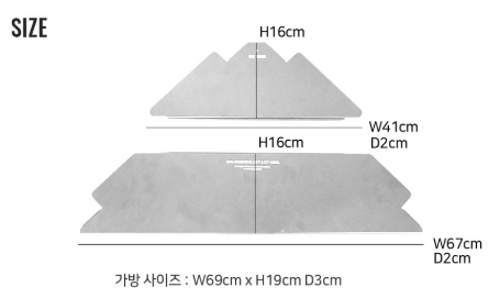 Arbor Triangle Corner Unit Aluminum Plate 2P(1)