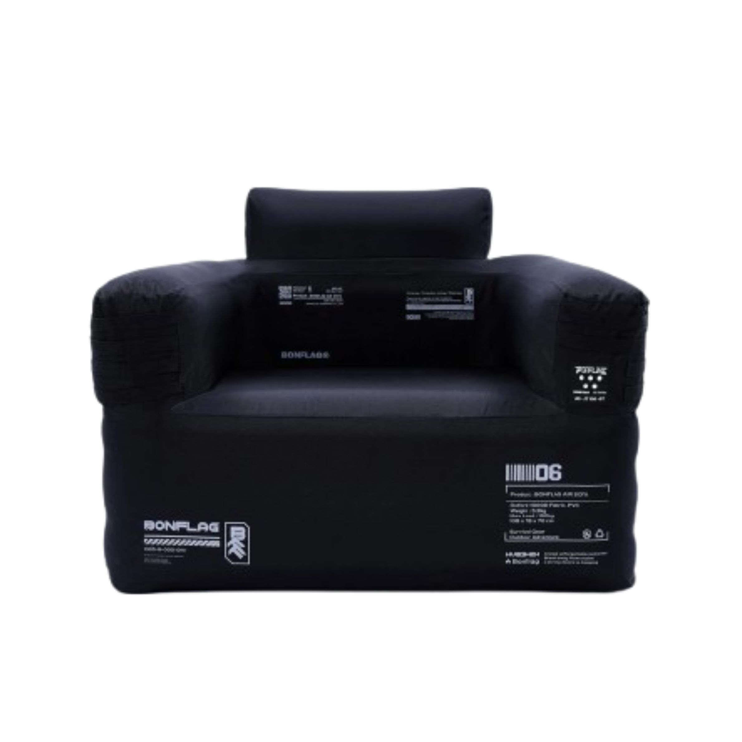Bonflag Tactical Air Sofa 1P (Black & Olive Green)