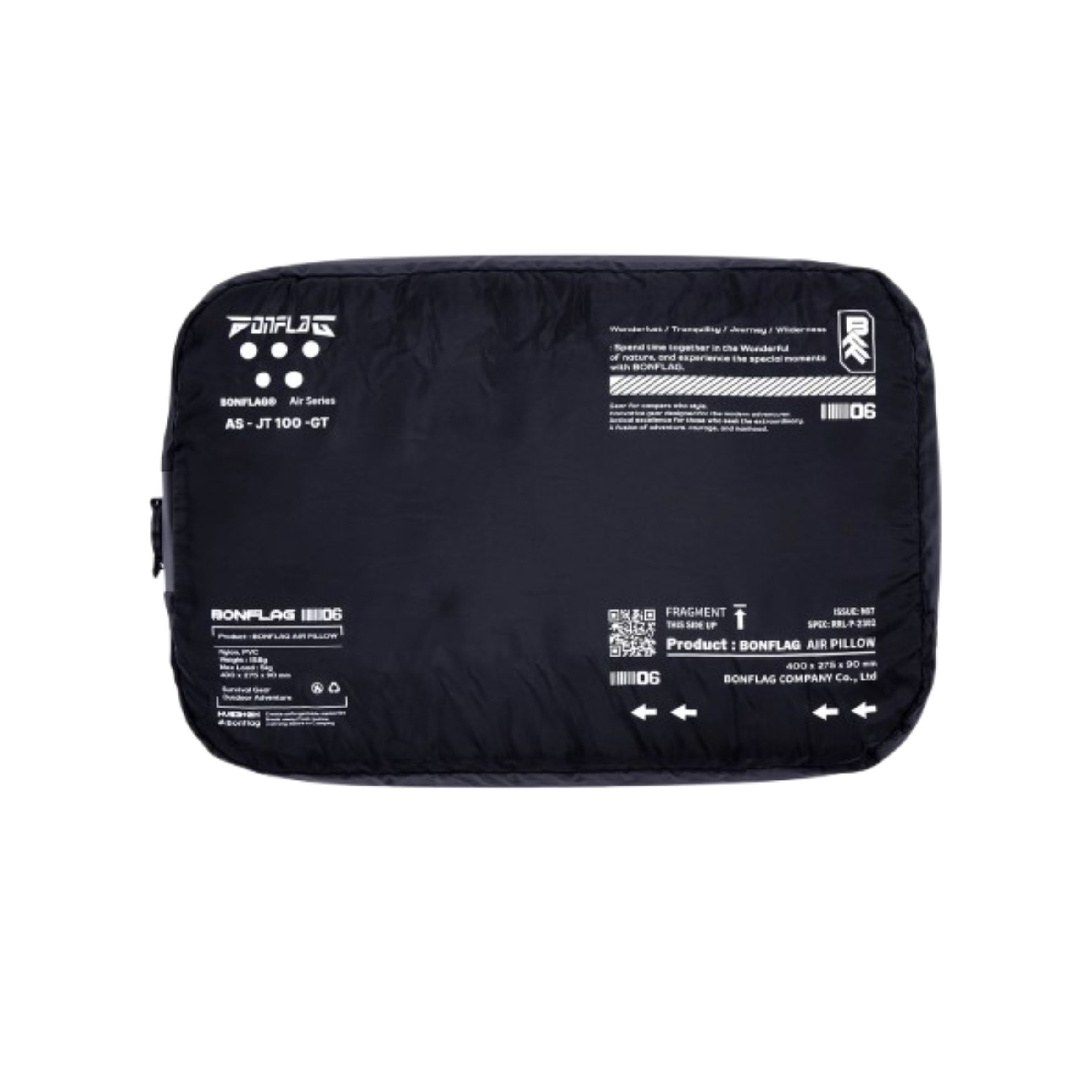 Bonflag Tactical Air Pillow 1P (Black)