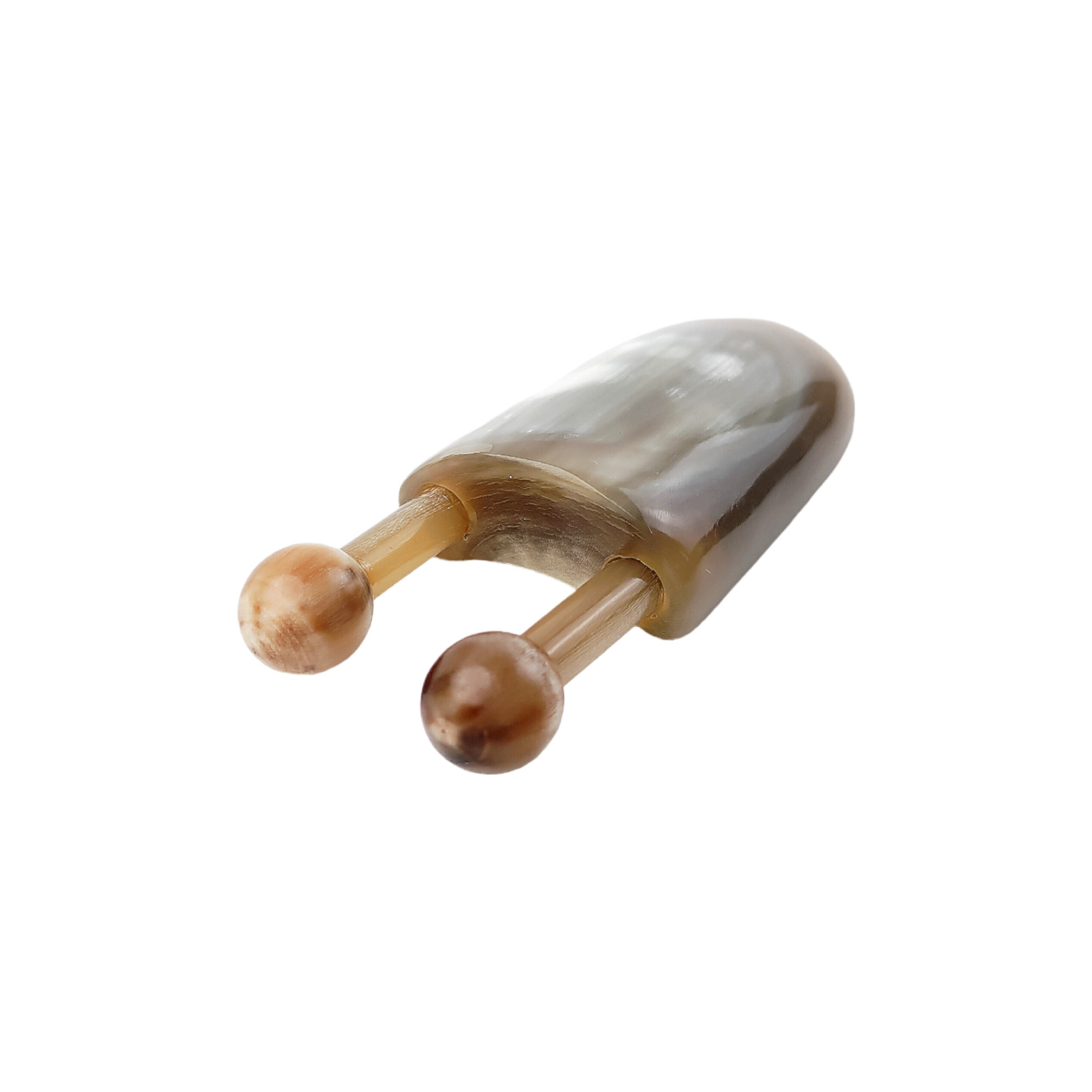 01+TC129_蝸牛形白牛角刮痧器 TC129-09