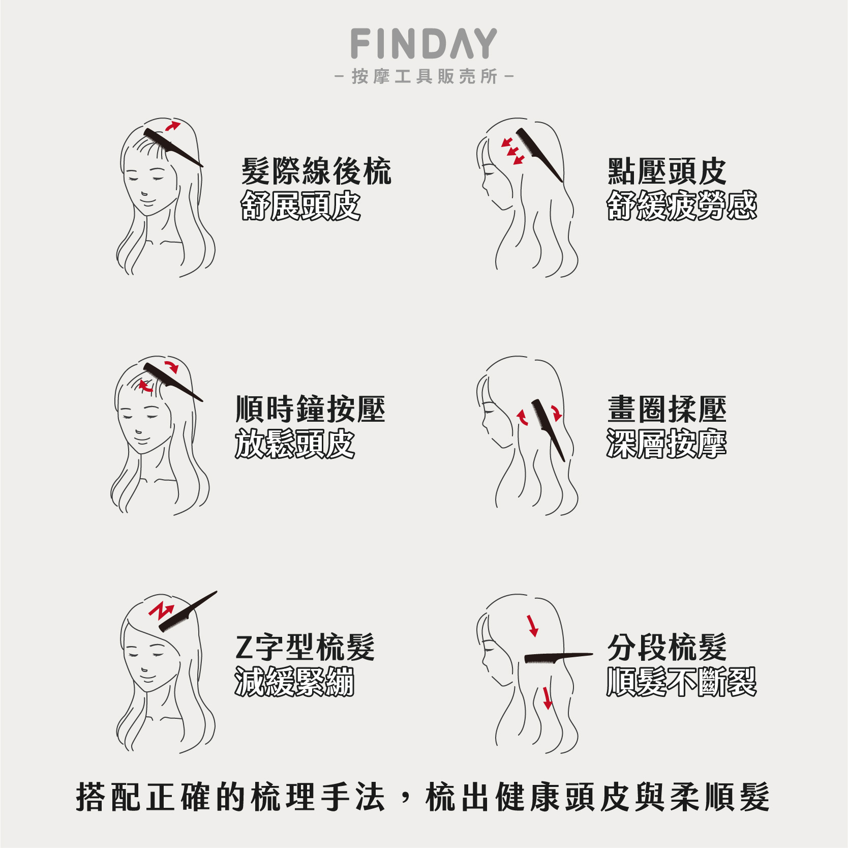 01+TC16_黑牛角尖尾梳 TC16-06