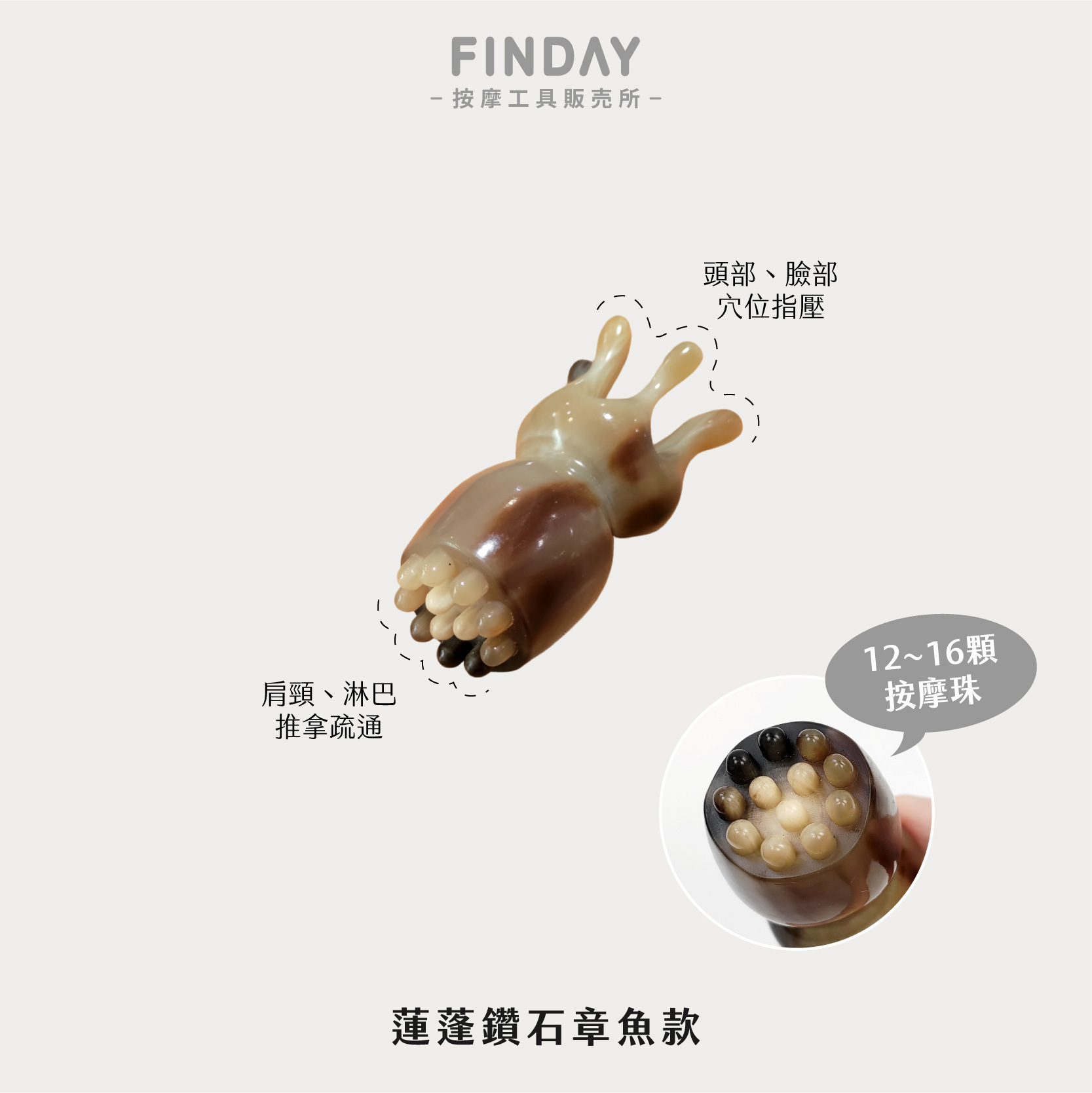 犛牛角經絡刮痧器-19