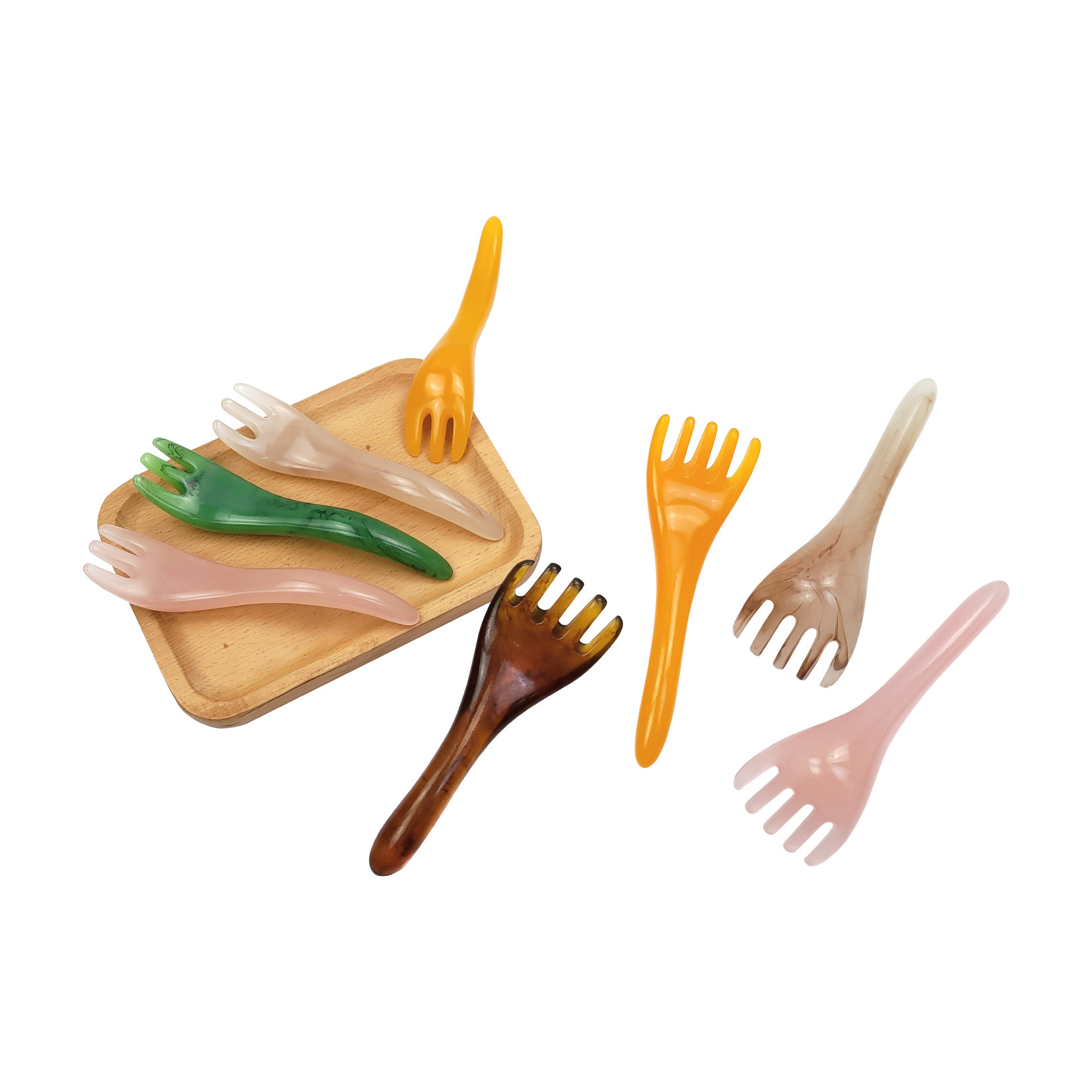 樹脂蜜蠟頭部按摩爪-09