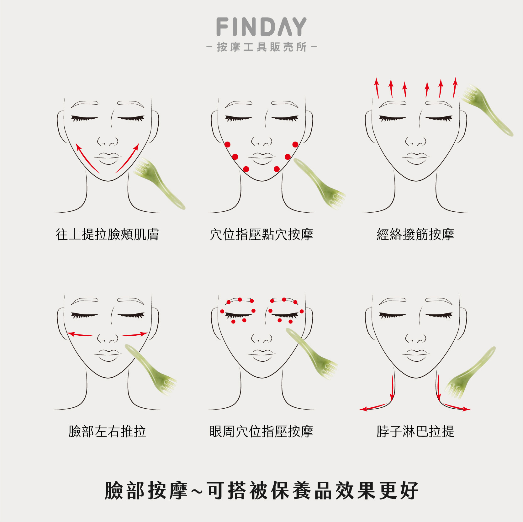 樹脂蜜蠟頭部按摩爪-06