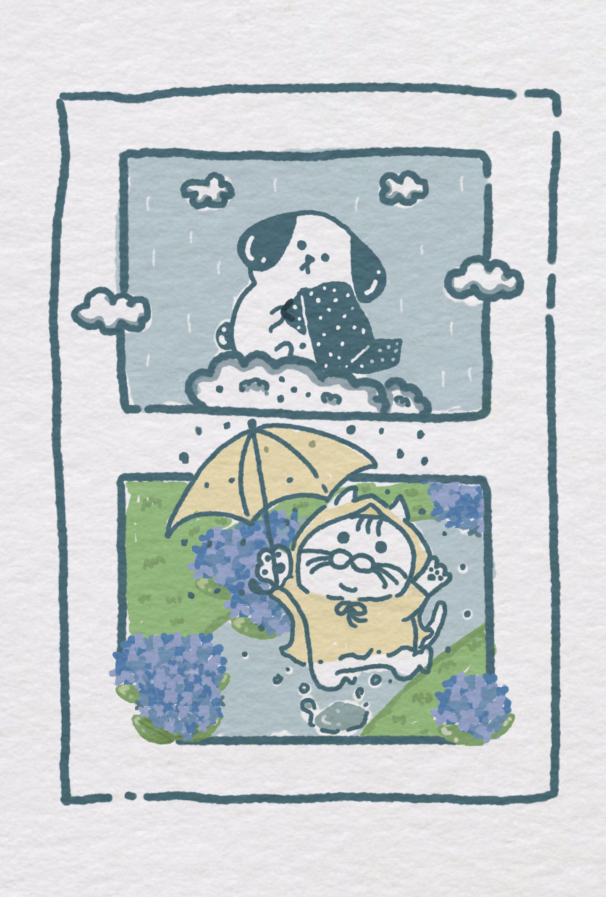 水彩麗綺15x10cm明信片A-雙面印-正面（5）