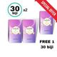 2 kotak 30 biji FREE 1 kotak