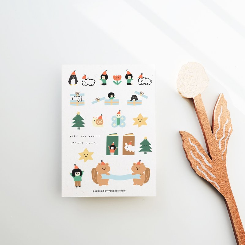 年末新品大全套 - 卡片/明信片 - 紙 多色