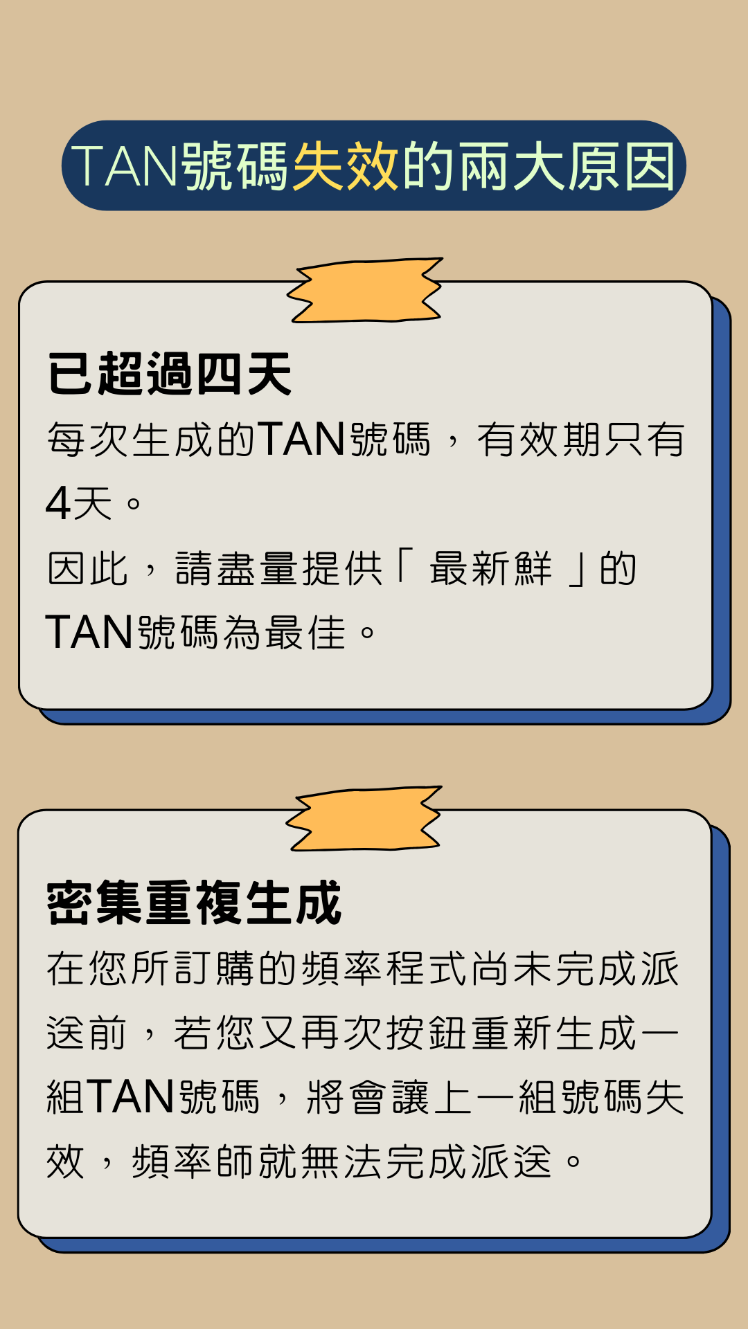 TAN失效原因