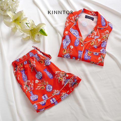 KINNTOR Shopee red pyjamas with pants P1