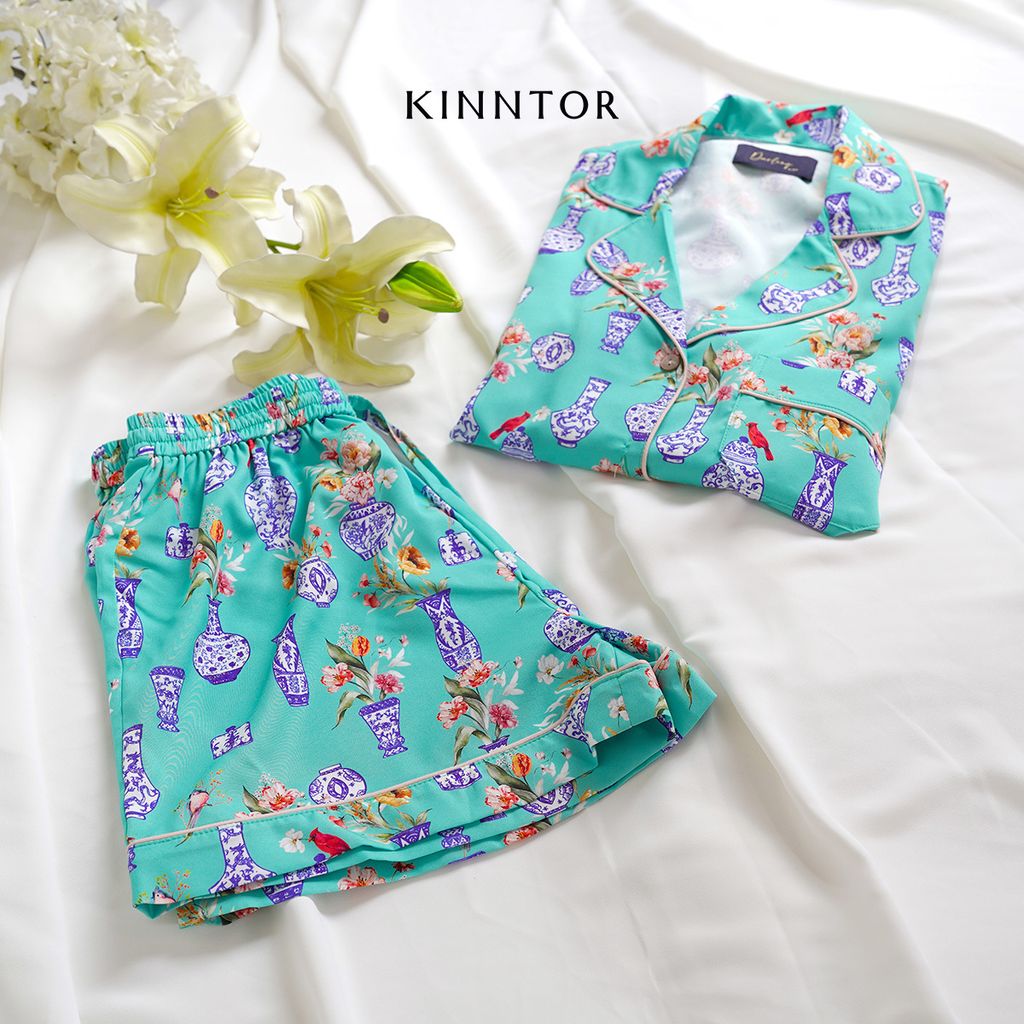 KINNTOR Shopee mint pyjamas with pants P1