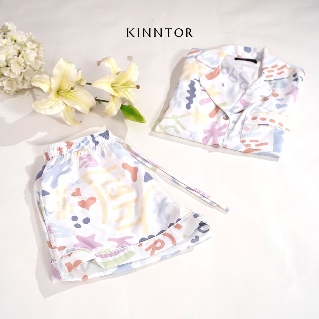 KINNTOR short pyjamas torr love white L01
