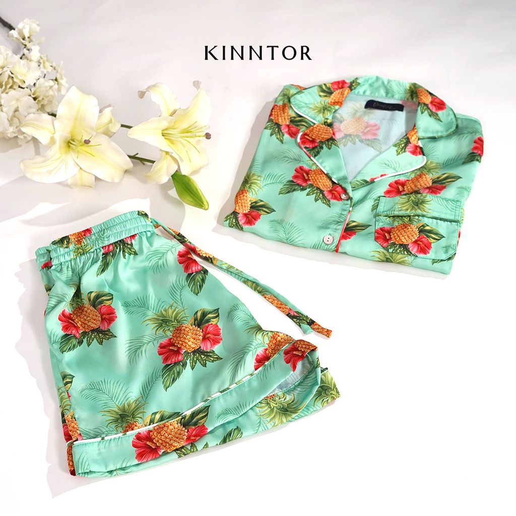 KINNTOR short pyjamas tropical mint L01