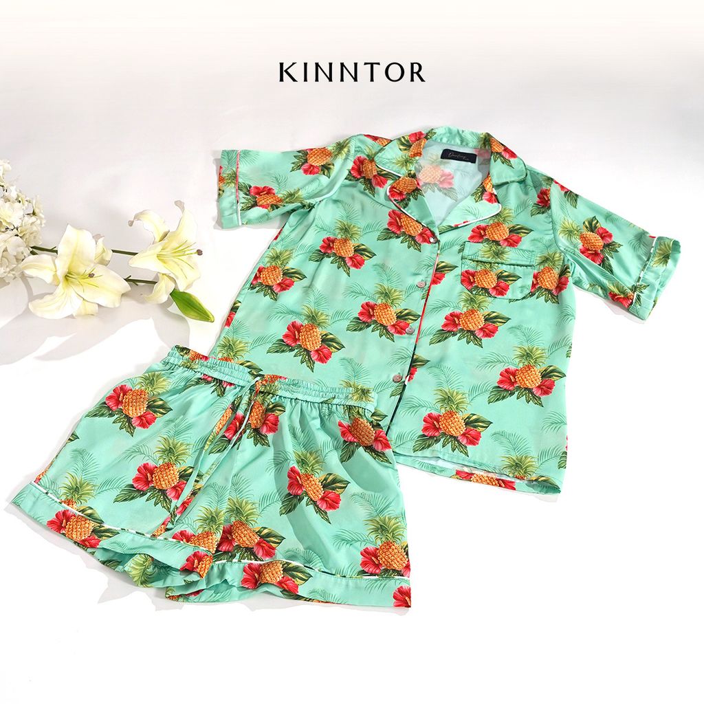 KINNTOR short pyjamas tropical mint L02