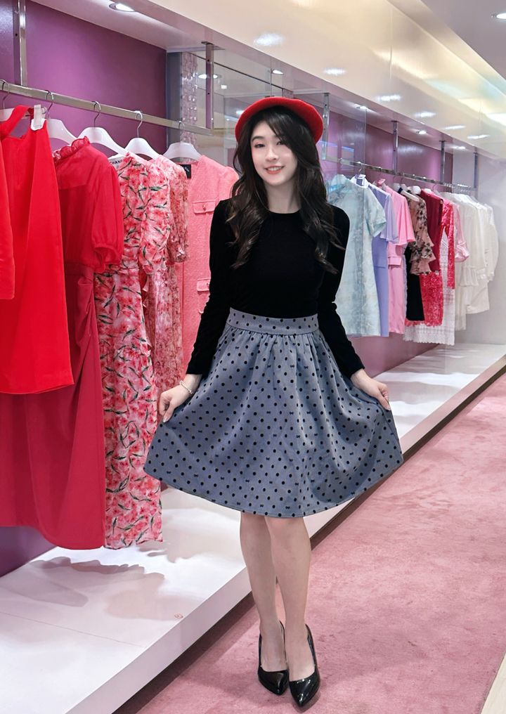 Paris Dot Darling Dress 巴黎波点甜心连衣裙