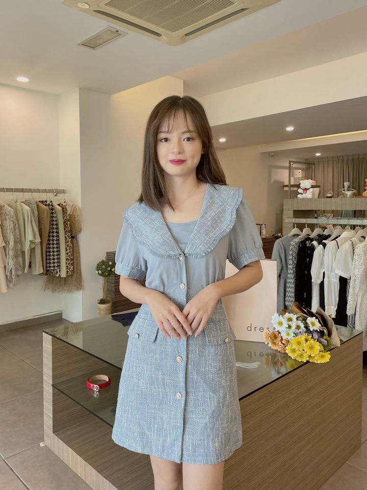 Savy Country Tweed Mini Dress 小香风迷你连身裙