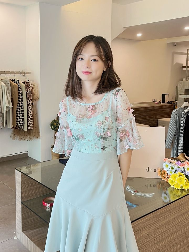 La Floraison Mermaid Dress 花艺连身裙