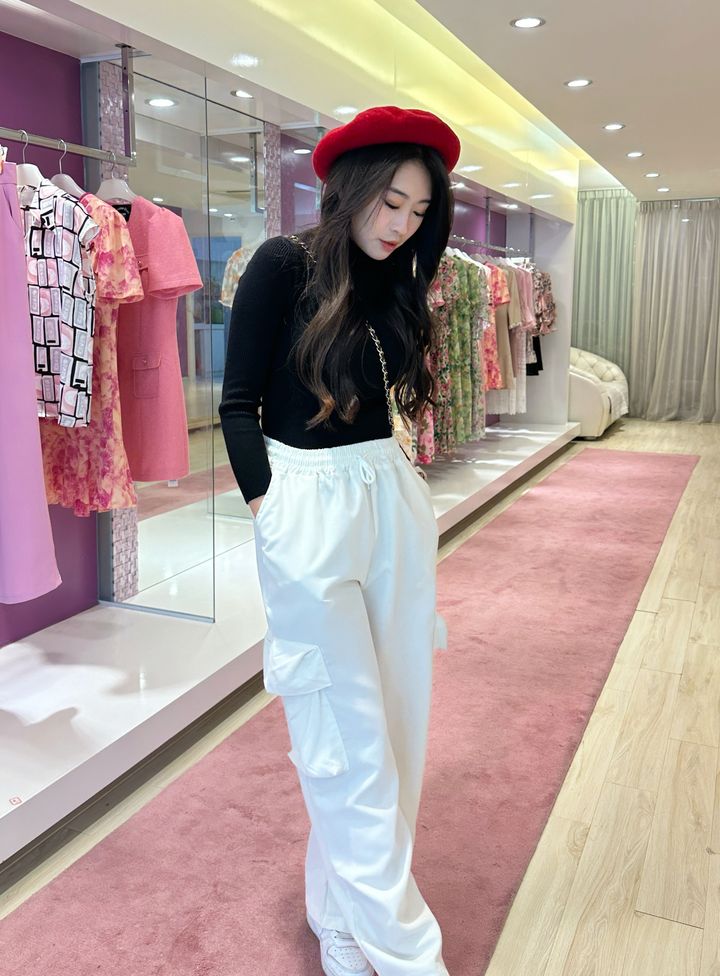 Snow White Cargo Pants 雪白工装裤