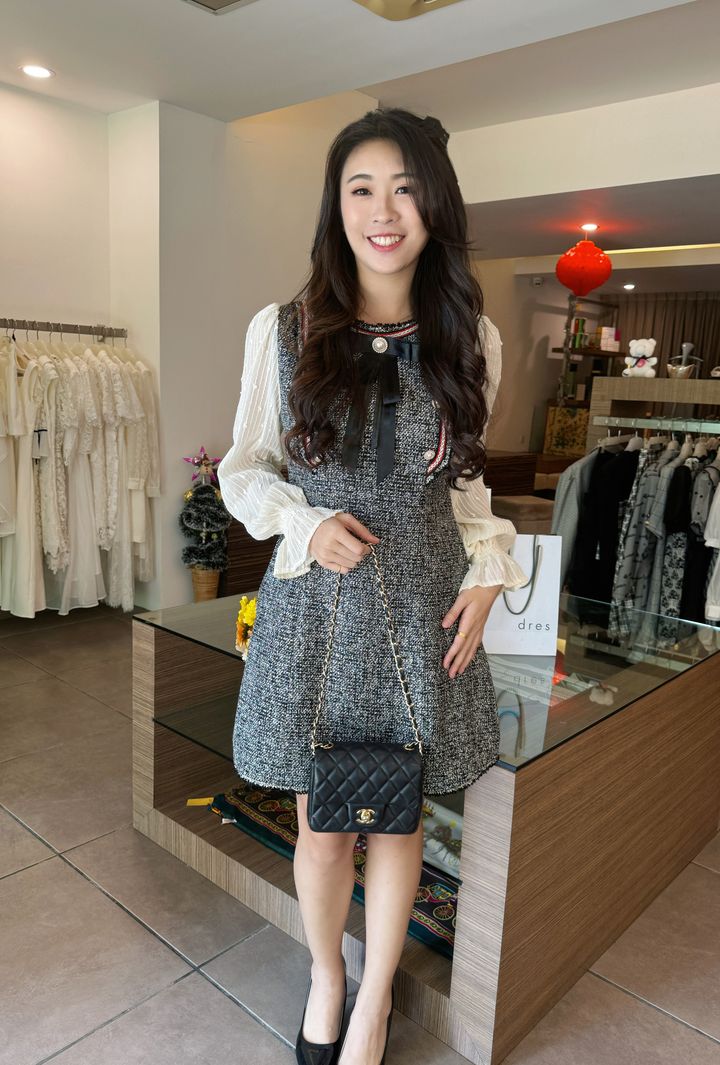 Lovely Grace Tweed Dress 甜韵优雅连身裙