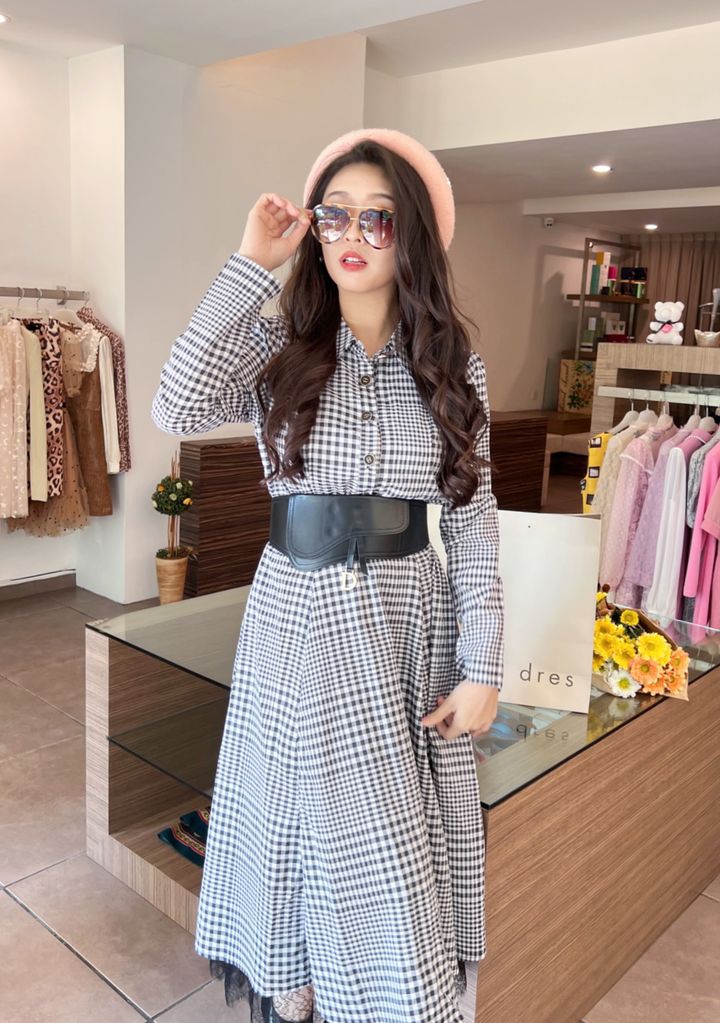 Gingham Belle Dress 格子设计连身裙