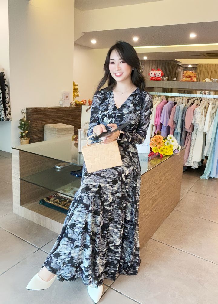 Monochrome Waltz Dress 黑白华尔兹连身裙