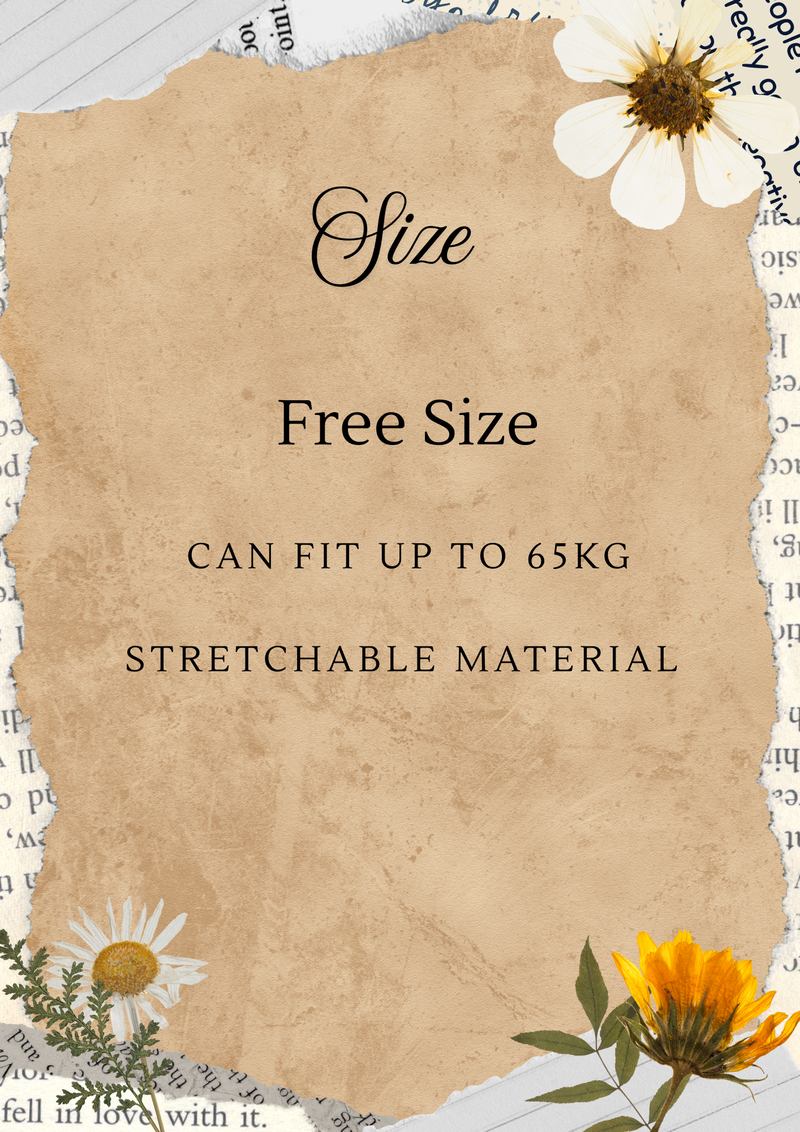 Size chart for Rosy Dolly Knit Set Wear