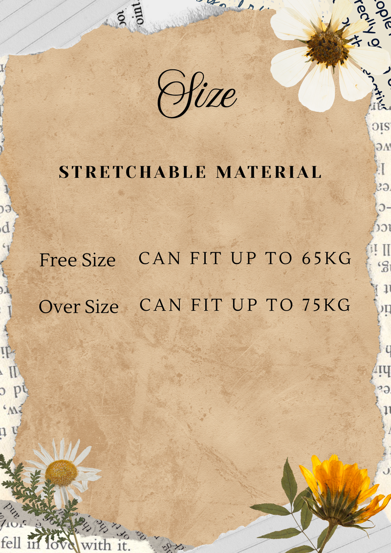 Size chart for Velvet Muse Set Wear