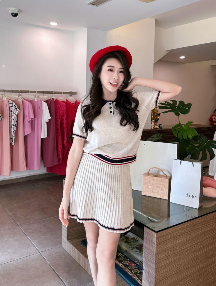 Creamy Daydream Knit Set Wear 奶白梦游套装