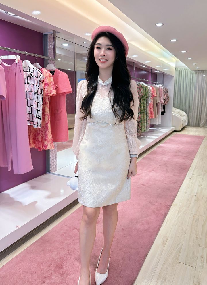 Lunaria – Petal Modern Chinese Dress 琨雅·花柔新中式连身裙