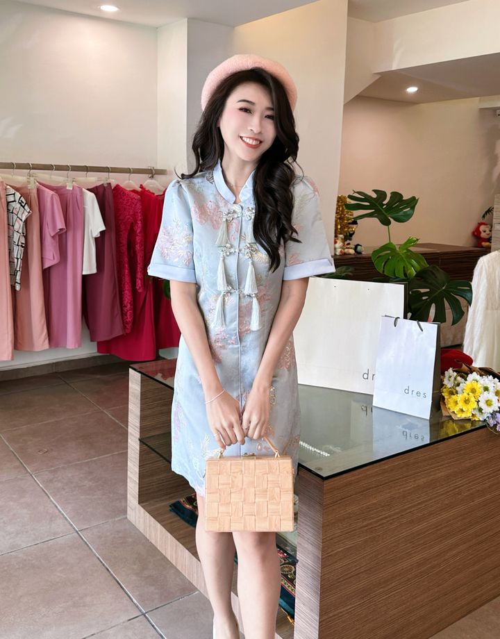 Tassel Empress Ele Modern Oriental Cheongsam 流苏婉仪新中式旗袍