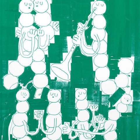 Too Smooth Christ—Blue Puzzle 01