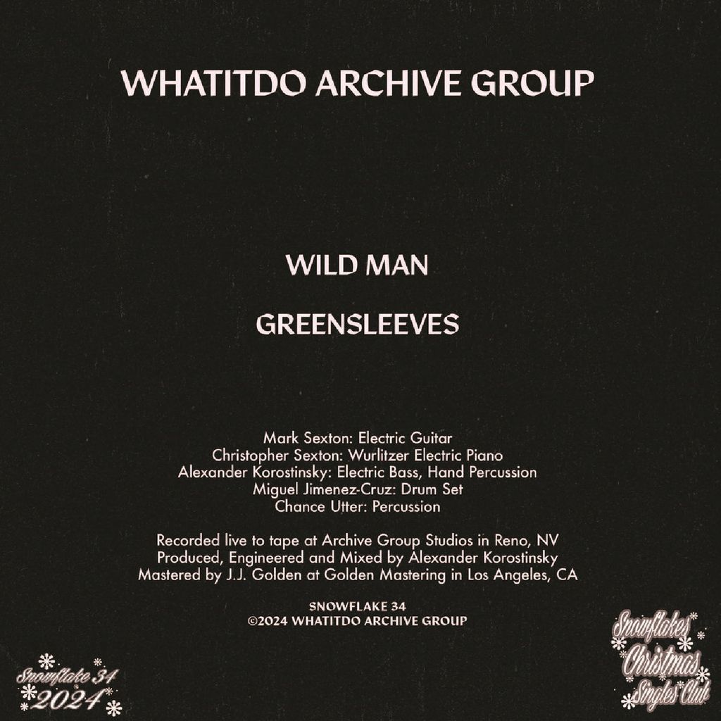 What It Do Archive Group—Wild Man&Greensleeves 03