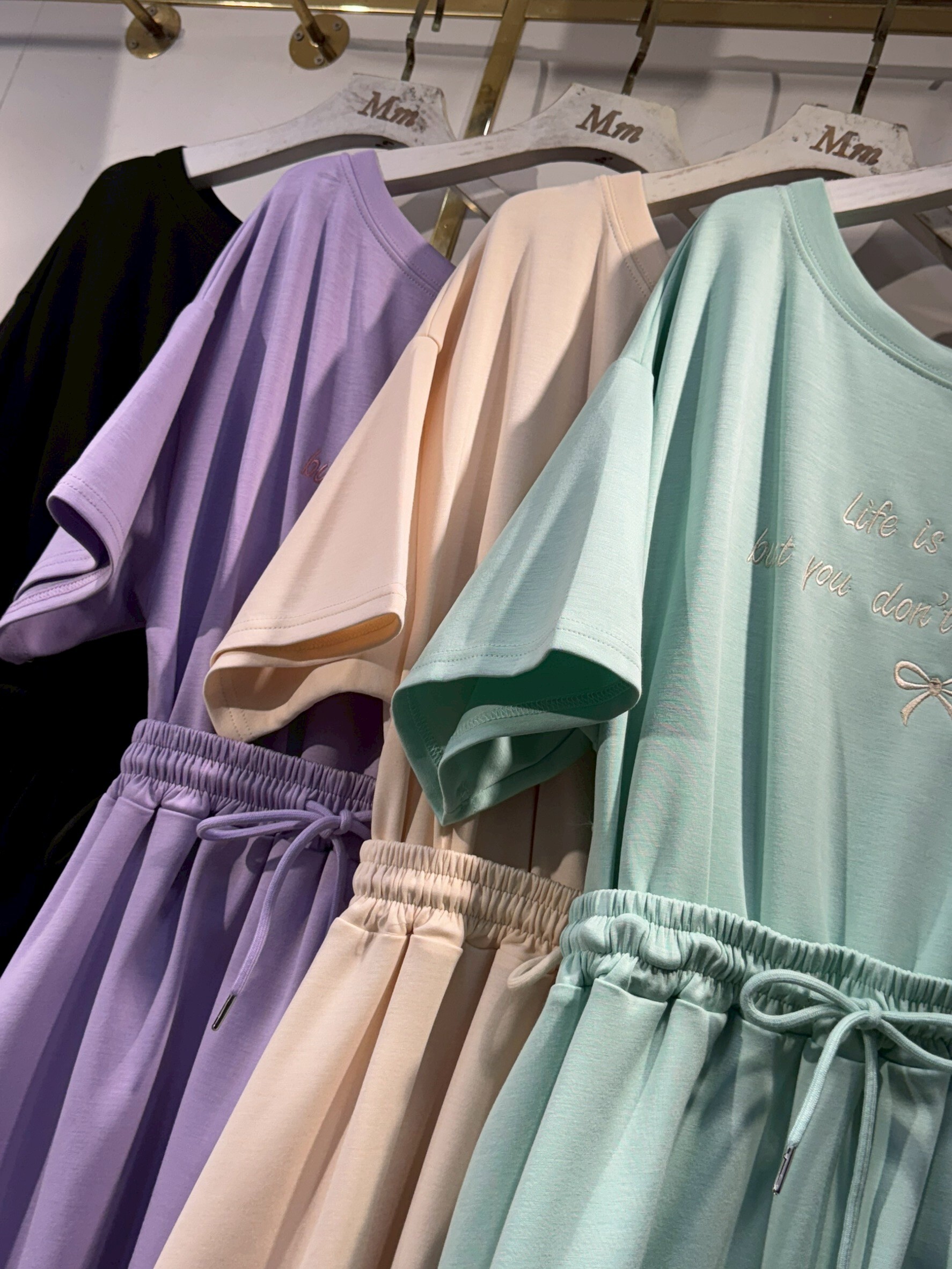 MUMUZI 棉質休閒短洋 中大尺碼 MC8389－２