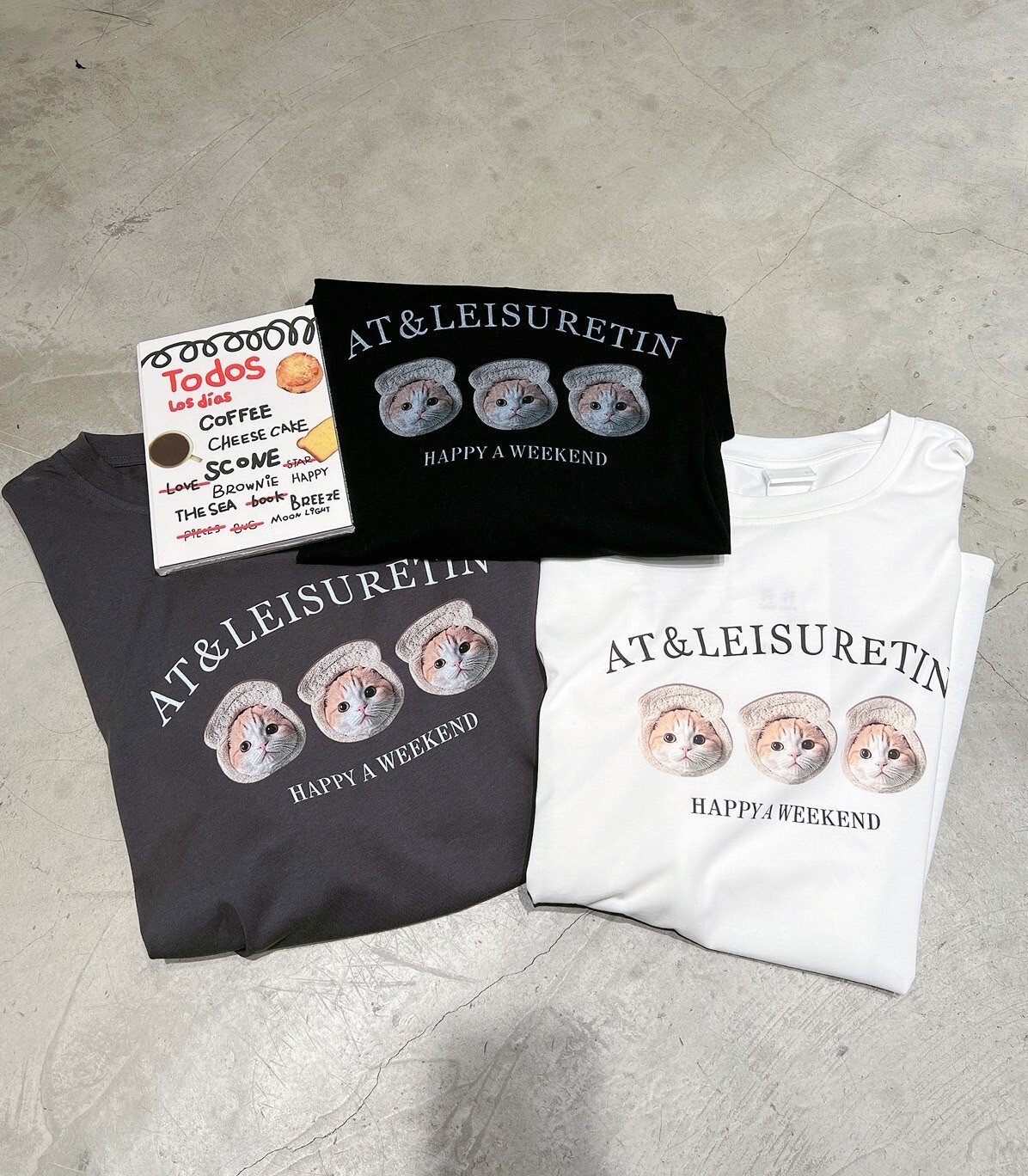 MUMUZI 吐司貓咪Tee 中大尺碼 MC309-2