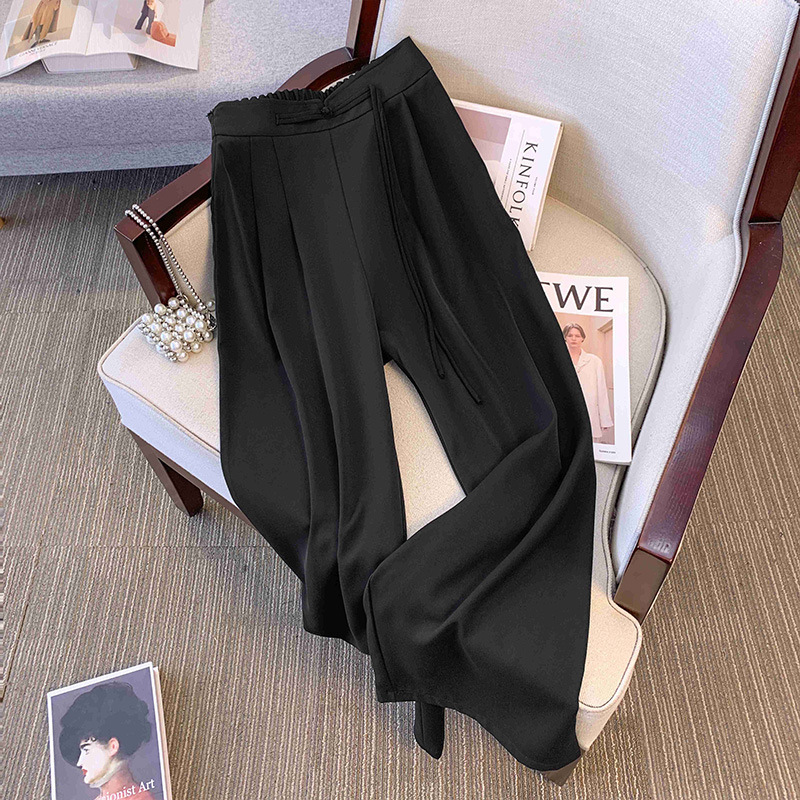 MUMUZI  高腰垂感西裝長褲 中大尺碼 ALL3368