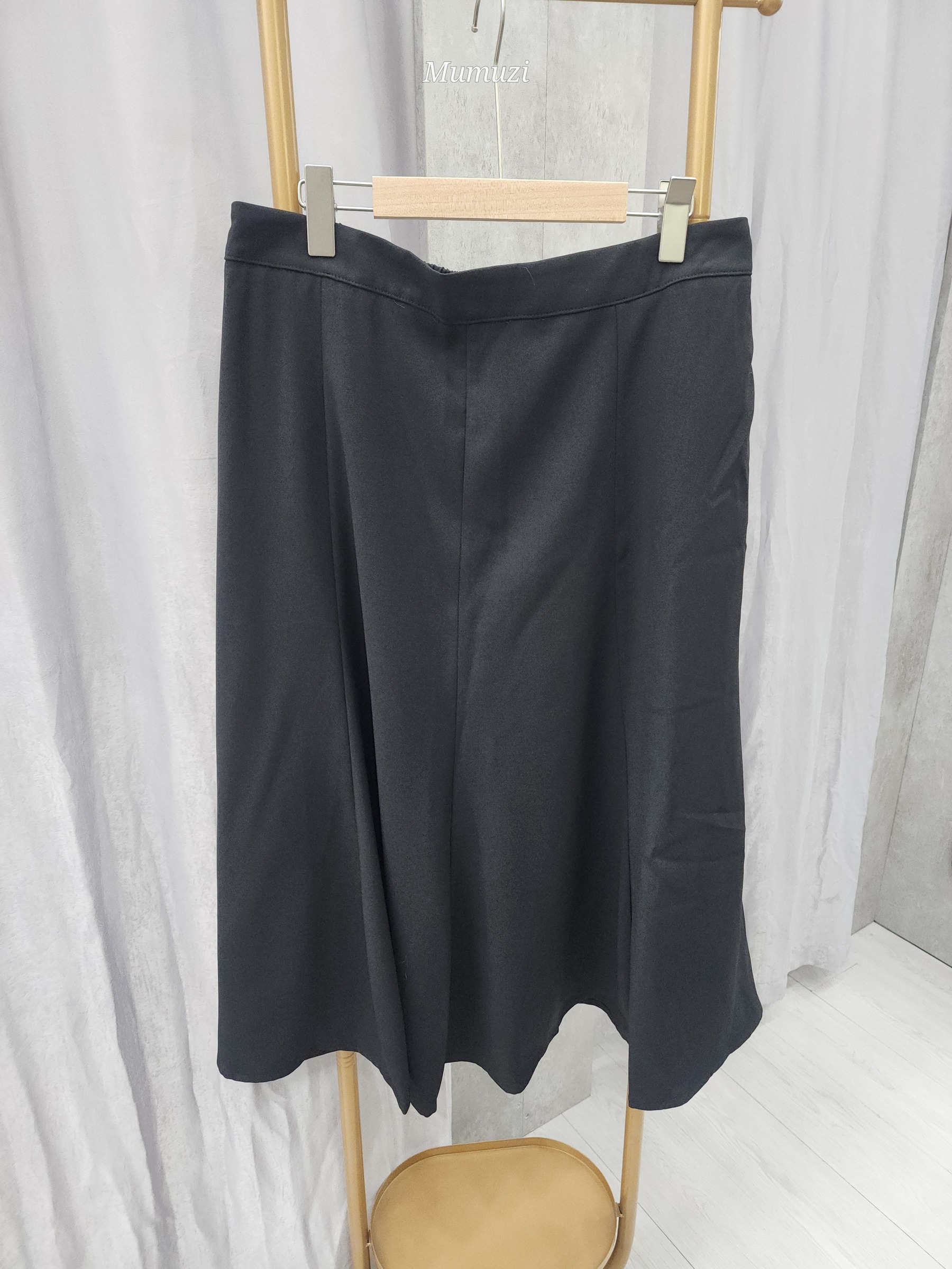 MUMUZI 高腰西裝A字長裙 中大尺碼 BC63961