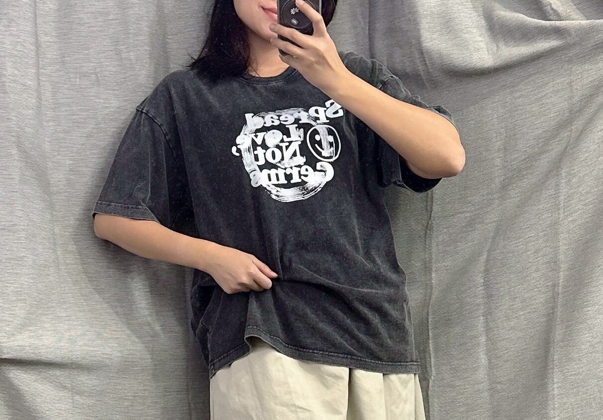 MUMUZI Spread微笑圓圈Ｔ 中大尺碼 LM3025-2