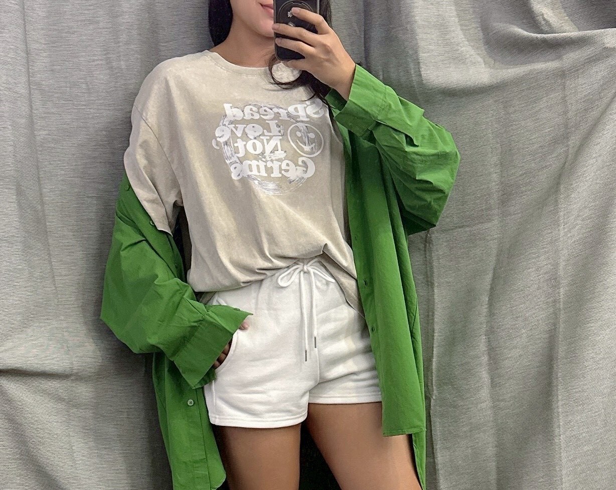 MUMUZI Spread微笑圓圈Ｔ 中大尺碼 LM3025-4