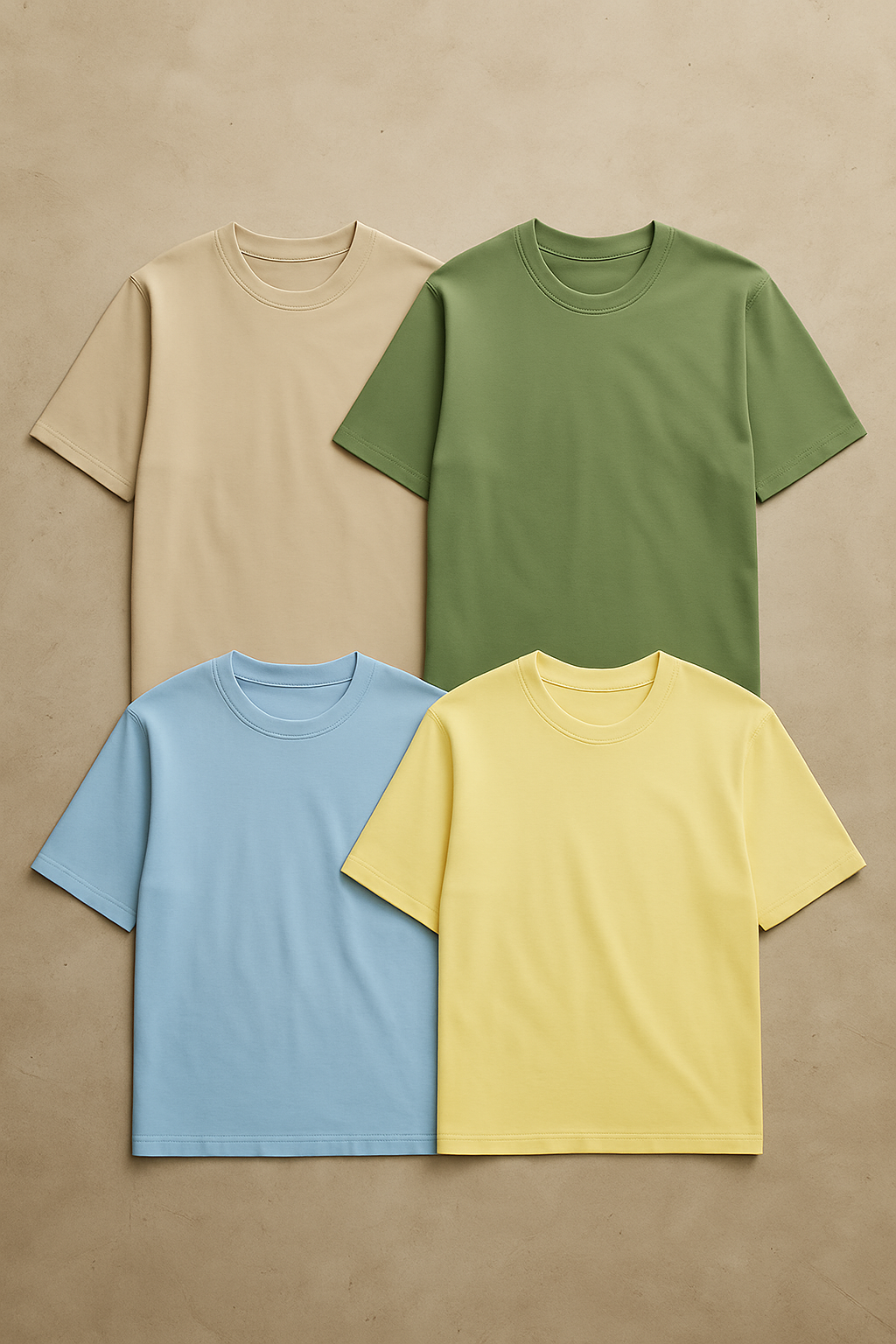 Neatly Arranged T-shirt Colors