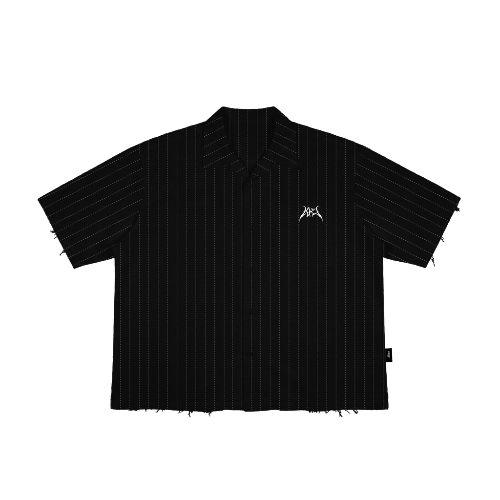 REPPED SHIRT FRONT BLACK