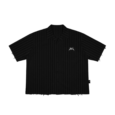 REPPED SHIRT FRONT BLACK