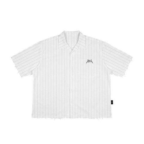 REPPED SHIRT FRONT WHITE