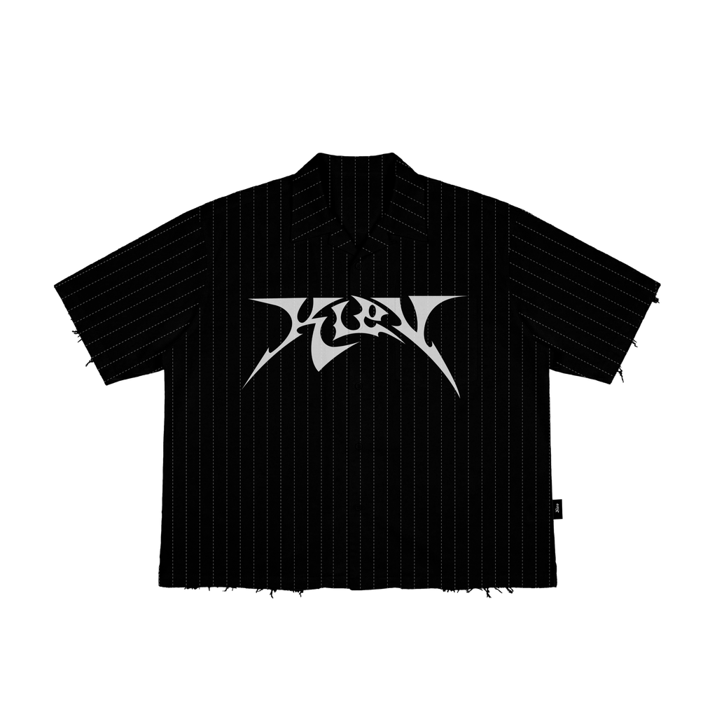 REPPED SHIRT FRONT BLACK