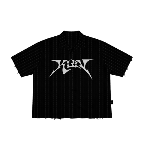 REPPED SHIRT FRONT BLACK