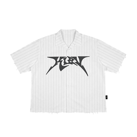 REPPED SHIRT FRONT WHITE