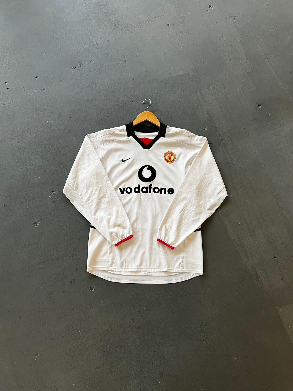 ウェア NIKE BECKHAM Vodafone Manchester United NIKE MANCHESTER UNITED 2002-03 HOME BECKHAM JERSEY - Soccer Plus