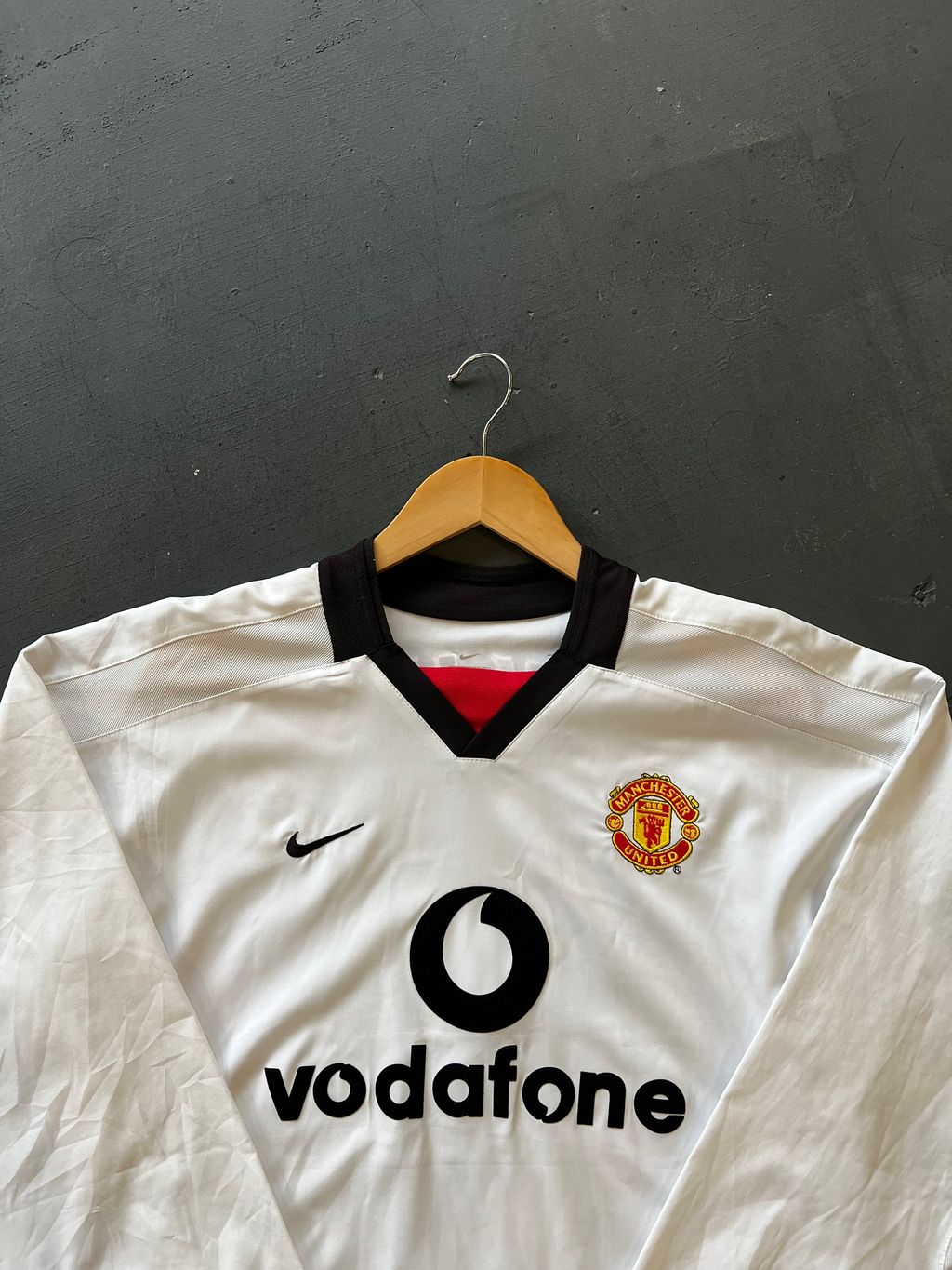 Manchester United Nike 2002/2003 Away Kit Football Jersey #7
