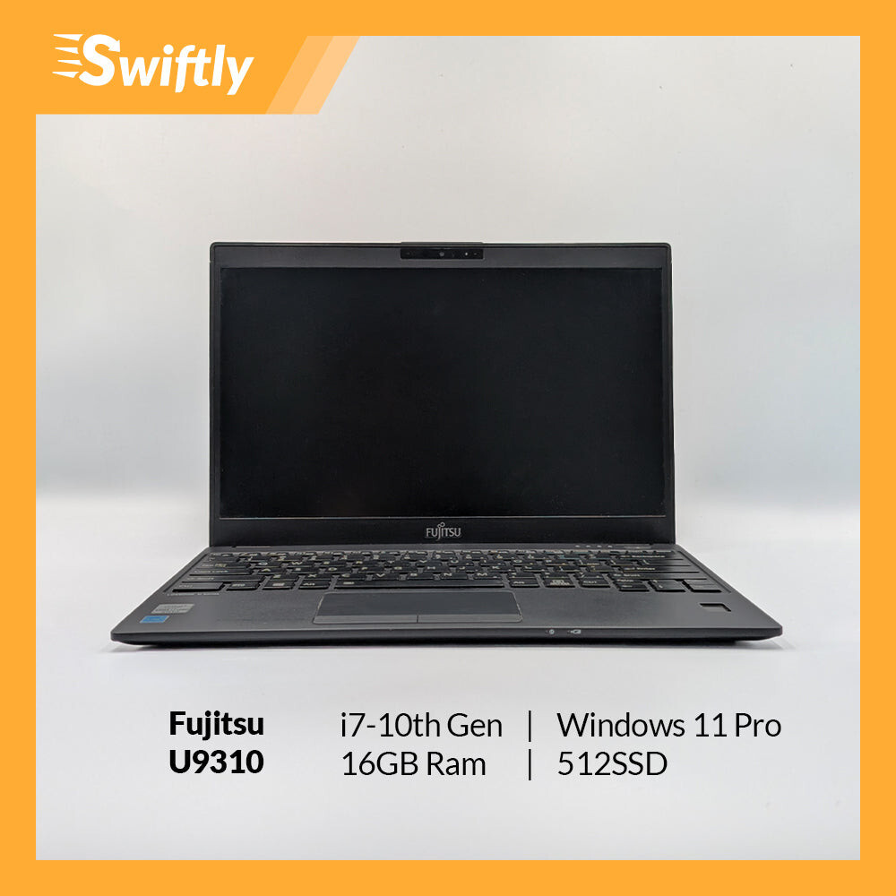 Refurbished] Fujitsu U9310 Laptop - i7-10th Gen - 16GB Ram