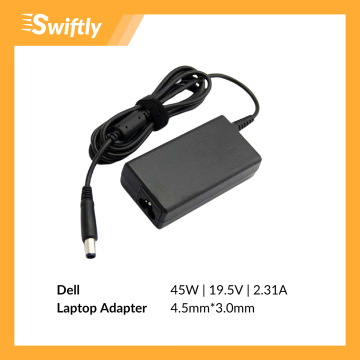 Dell 45W 19.5V 2.31A 4.5mm_3.0mm Laptop Adapter